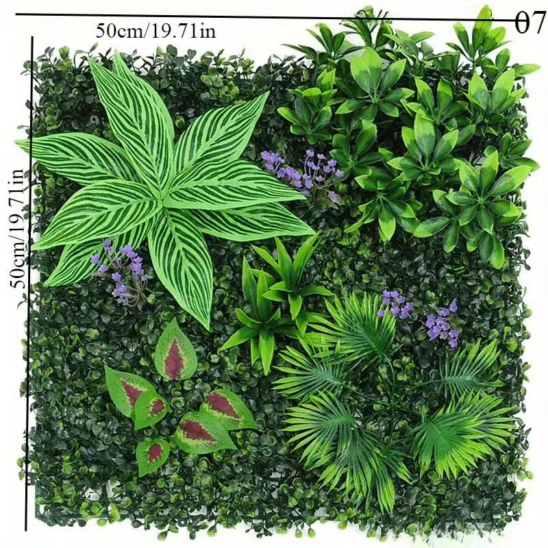 3D Bionic Plant Wall Decor - Indoor/Outdoor Artificial Greenery & Flowers