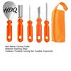 Pumpkin Scoops And Scrapers Halloween Carving Tools Kit Stainless Steel Blades Anti-slip Fruit Vegetable Set