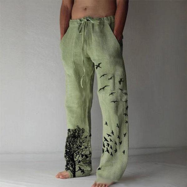 

Спортивные повседневные европейские и американские новые повседневные брюки мужские белые брюки со средней талией и принтом повседневные брюки XXXL зелёный