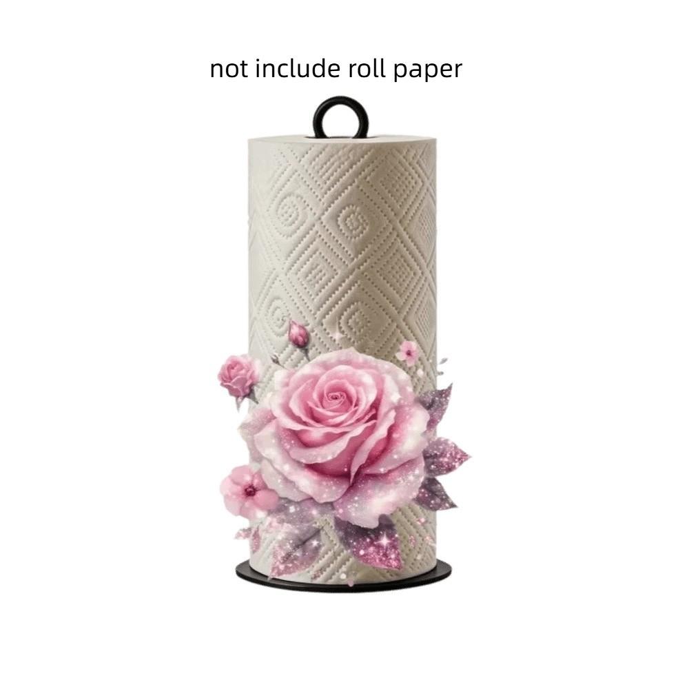 Cat Dog Christmas Tissue Holder Wooden Vertical Napkins Rack Tissue Storage Rack  Countertop