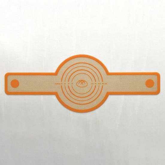 2 Pcs Silicone Bread Mat Circular Oval Non-Stick Baking Mat Set for Oven Reusable Easy to Clean