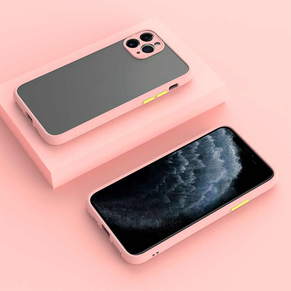 Matte Case for Iphone 15 Pro Max 14 Plus 13 Mini 12 11 X Xs Xr Se 2022 2020 7 8 6 S 6S 15Pro Iphone15 15Plus Phone Cover Camera Protection Accessories