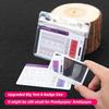 Yousheng EKG Rhythm Interpretation Card Portable Reference Badge Card Electrocardiogram Rapid Interpretation Guide Horizontal Vertical Layout Cheat