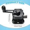 Hand Crank Clothing Hanger Accessory for Rack Easy to Install Garment Aluminum Alloy Repair