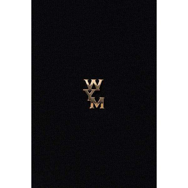 [wooyoungmi] Black Slim Fit Cotton T-shirt W263TS03715B