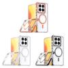 KEYSION HD Transparent Magnetic Case for MagSafe for Xiaomi 14T 15T Pro 5G Clear Shockproof Phone Cover for Xiaomi 15T 14T Pro
