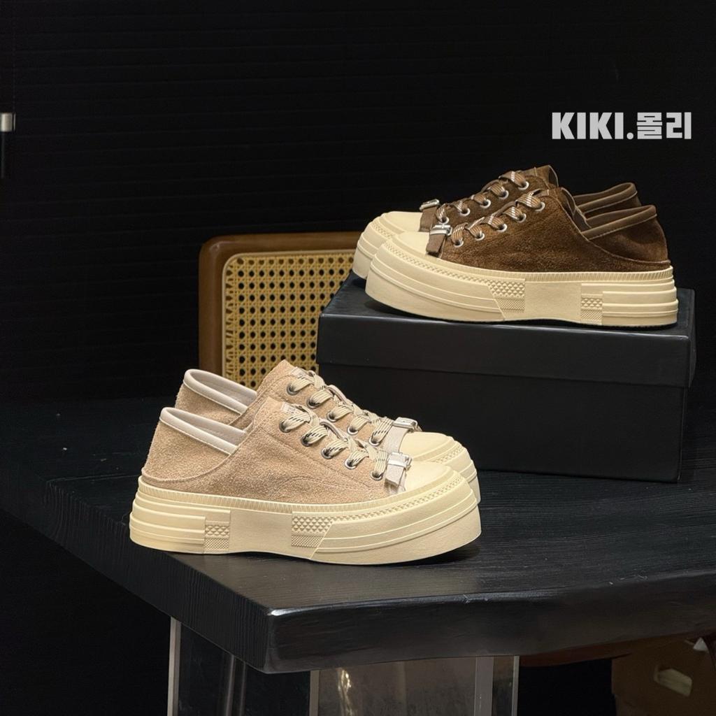 New retro versatile color matching platform casual sports board shoes women's trendy spring and autumn season
