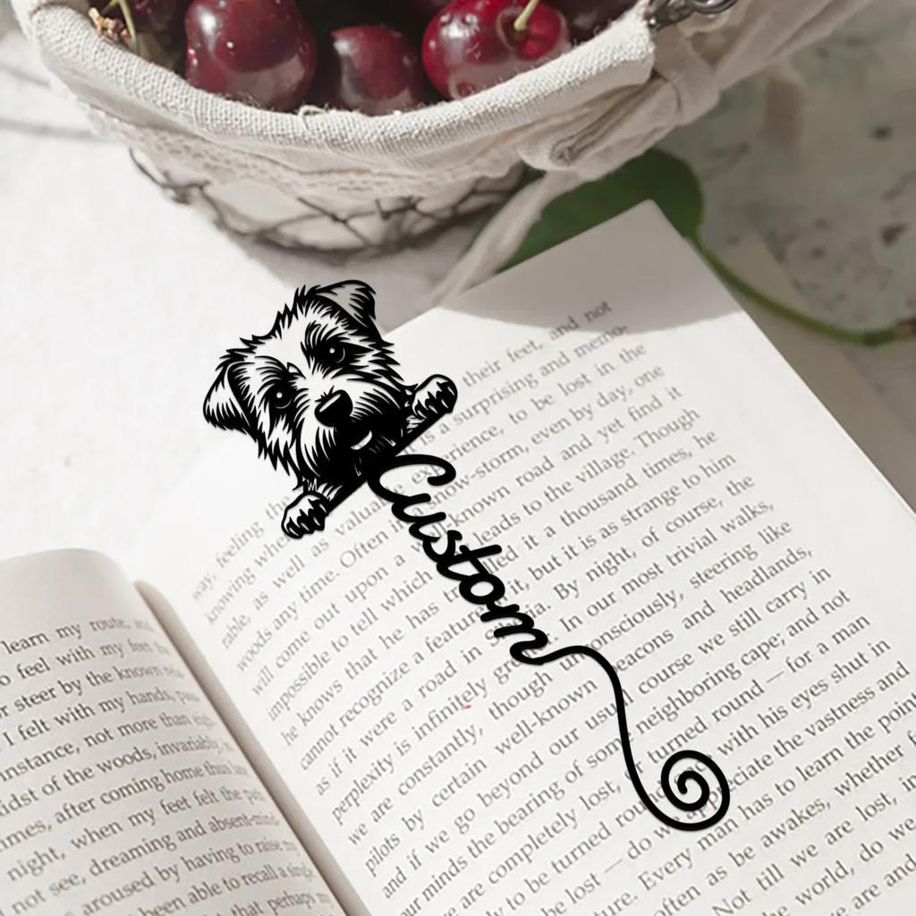 Norfolk Terrier Bookmark, Metal Bookmark for Book Lovers, Vintage Style Gift, Dog Lover Gift, School Teacher Appreciation, Unique Collectible