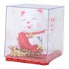 Solar Waving Cat Innovative Cute Solar   Cat Solar Powered Fortune Cat with Transparent Cover for Car Dashboard Cashier Desk Store