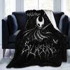 Hollow Knight Silksong Dark Fantasy Samtdecke Modische Decken Gothic für Zuhause Gestrickte Mode-Decke Auto Super Weich Multifunktion
