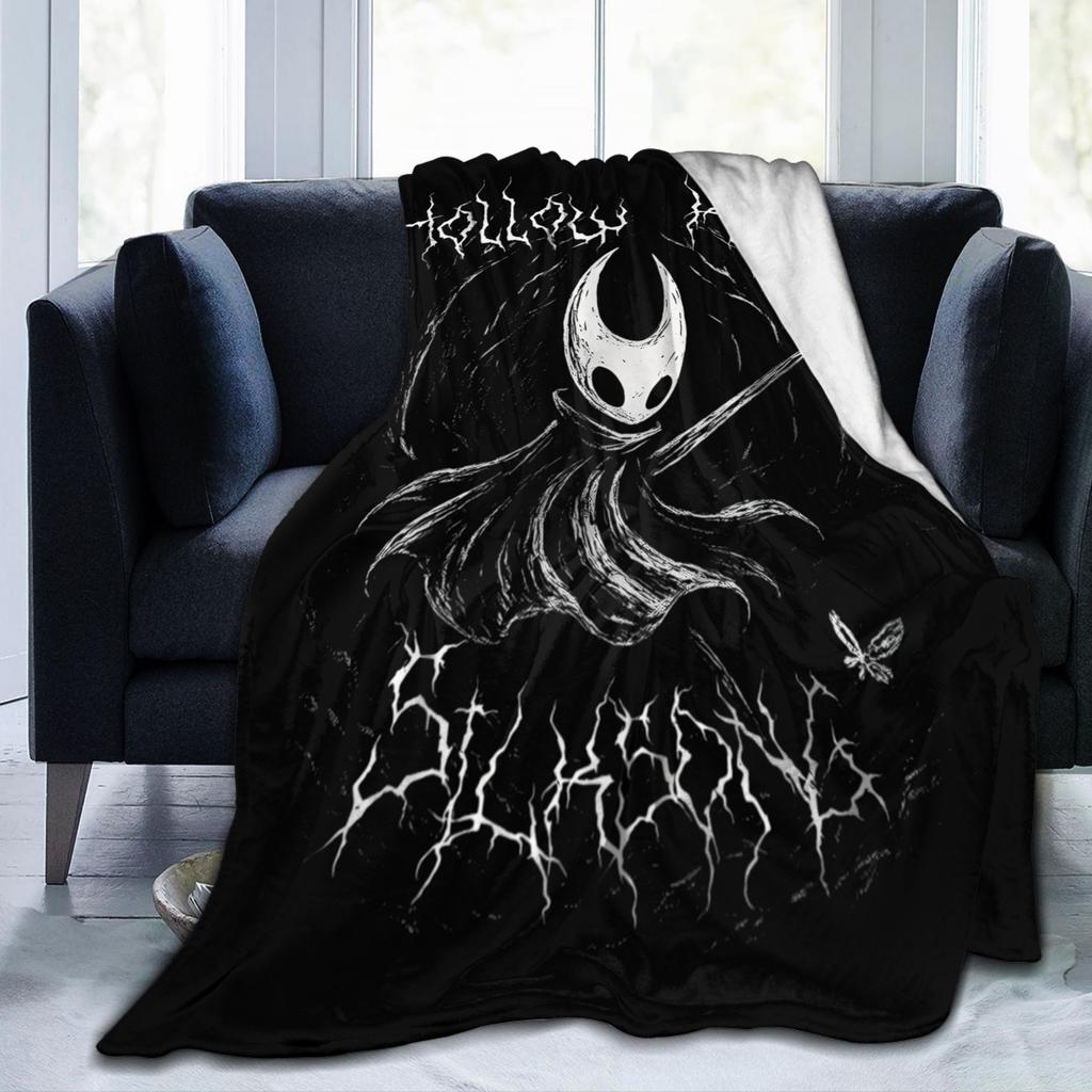 Hollow Knight Silksong Dark Fantasy Samtdecke Modische Decken Gothic für Zuhause Gestrickte Mode-Decke Auto Super Weich Multifunktion