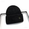 Nuovo cappello lavorato a maglia, viso piccolo in autunno e inverno, paraorecchie, cappello a pullover, caldo, a coste e ispessito, versatile cappello in lana per circonferenza cranica ampia