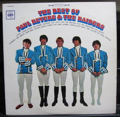 LP Record PAUL REVERE RAIDERS  Best Of Paul Revere Raiders YS835C CBS 1967 Japan Pop Used