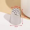 Kitchen Stainless Steel Flower Nozzle Grass Flower Nozzle Single Flower Nozzle Cake Decoration Convenience Tools Accessories