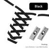 Fashion Elastic No Tie Shoelaces Rhinestone Cross Lock Tieless Shoelace Flat Shoe Laces Suitable for Sneakers and Athletic Shoes