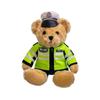 Traffic Police Bear Plush Toy Cute Doll Traffic Police Public Security Plush Toy Doll Toy Uniform
