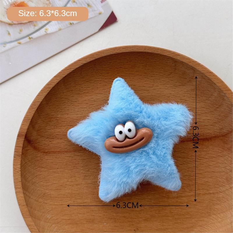 

1/3/5 шт. осенне-зимние заколки для волос для девочек и женщин, квадратные заколки в форме капли воды, однотонные заколки из искусственного меха BB, мягкие аксессуары для волос No Specifications