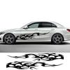 2pcs/1pair Flame Graphics Car Stickers Waterproof for Auto Side Body Door Refit Car Styling Decor Self-adhesive Vinyl Decals