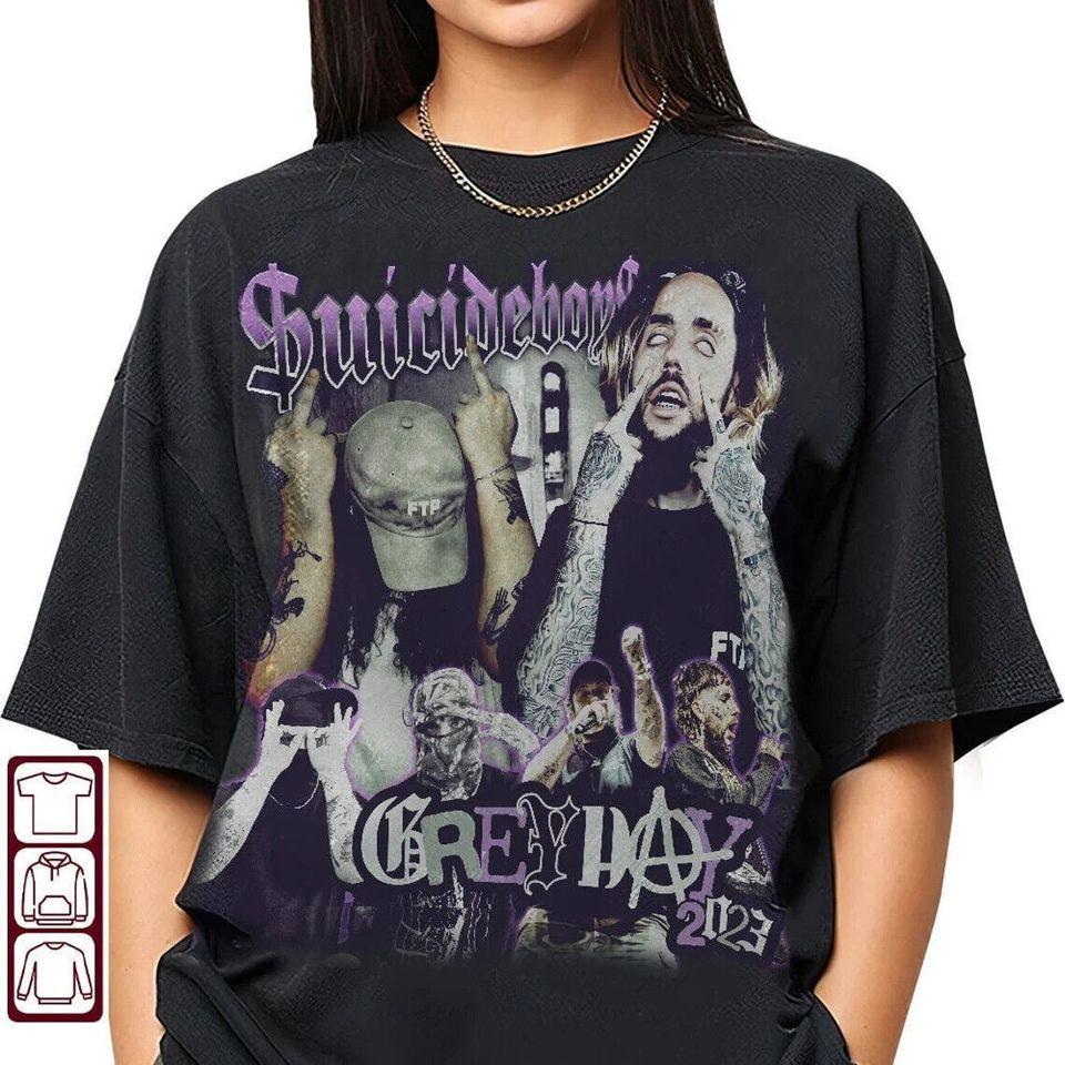 Suicideboy 90s Vintage Shirt, Suicideboy Bootleg Graphic Shirt Size S-5XL Unisex T-Shirt