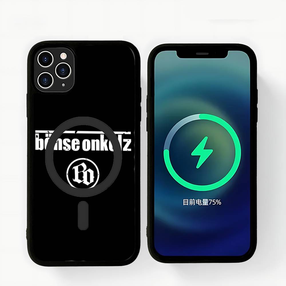 B-Bohse O-Onkelz Band Nero Per Custodia Magnetica Telefono Per IPhone 16 15 17 Pro Max 11 12 13 14 Plus Cover