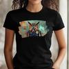 T-Shirt Women Owl As a Police Officer Motif Cotton Size XS To 3XLWill Be Opened In a New Window or Tab