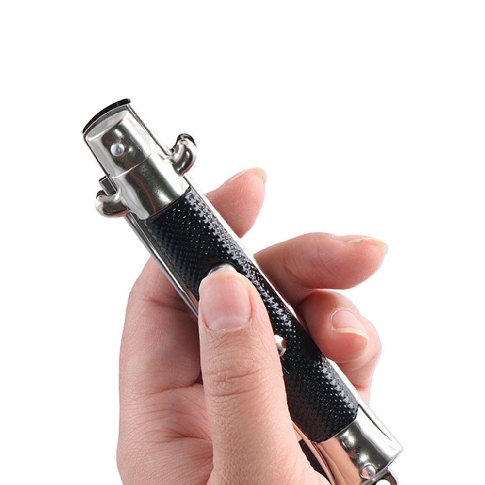 Głowica Przenośna Modelowanie Zwierząt Domowych Stalowy Przycisk Składany Grzebień Sprężynowy Klips Kieszonkowy Grzebień do Wąsów Akcesoria do Stylizacji Włosów