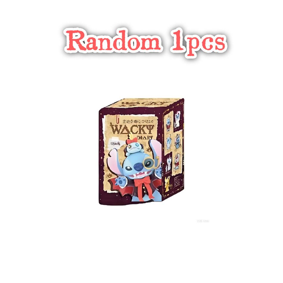 Latest Stitch Weird Diary Series Anime Figures Creative Cute Doll Statue Model   Plaything Kids Birthday Gifts