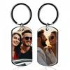 Amaxer Custom Keychain Double Sided Personalized Picture Text Keychains Engraving Photo Key chains Gifts for Women Boyfriend