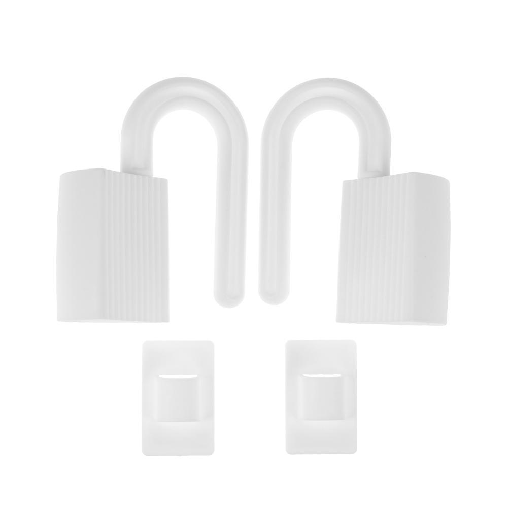 2pcs Beb/é Ni/ños Ni/ños Dedo Manos Protector Bisagra de la puerta Pl/ástico Pinch Guard Tap/ón de seguridad Tap/ón de la puerta de seguridad para beb/és