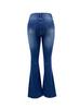 Europe Cross-Border Retro Women's Stretch Slim Fit Micro Flare Denim Jeans - 2025 Spring Collection