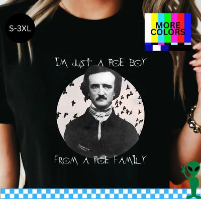 Edgar Allen Poe Boy Shirt S-3XL Unisex Short-Sleeve