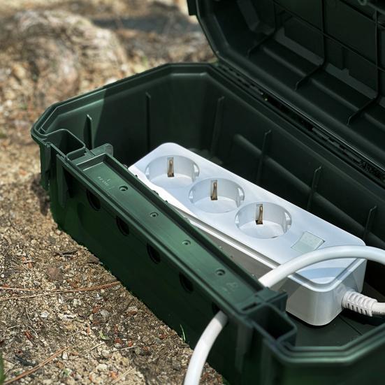 Outdoor Electrical Box with Shield Cover Large Capacity IP54 Waterproof Wide Compatibility