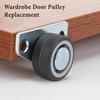Yousheng 4/8Pcs Vertical Track Roller Wheel, Load-Bearing Anti-Sag Sliding Door Bottom Rollers, Heavy Duty Sliding Door Bottom Guide for Wardrobe