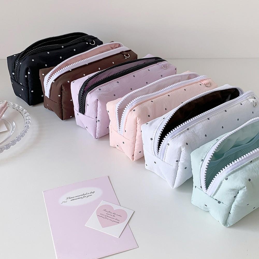 Large Capacity Korean Style Pen Bag Desktop Storage Cloth Stationery Bag  Office
