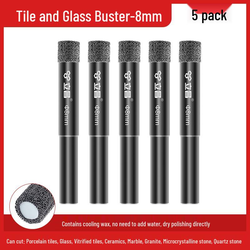 Tile and Glass Drill Bit - Hole Saw for Marble and Tile Drilling