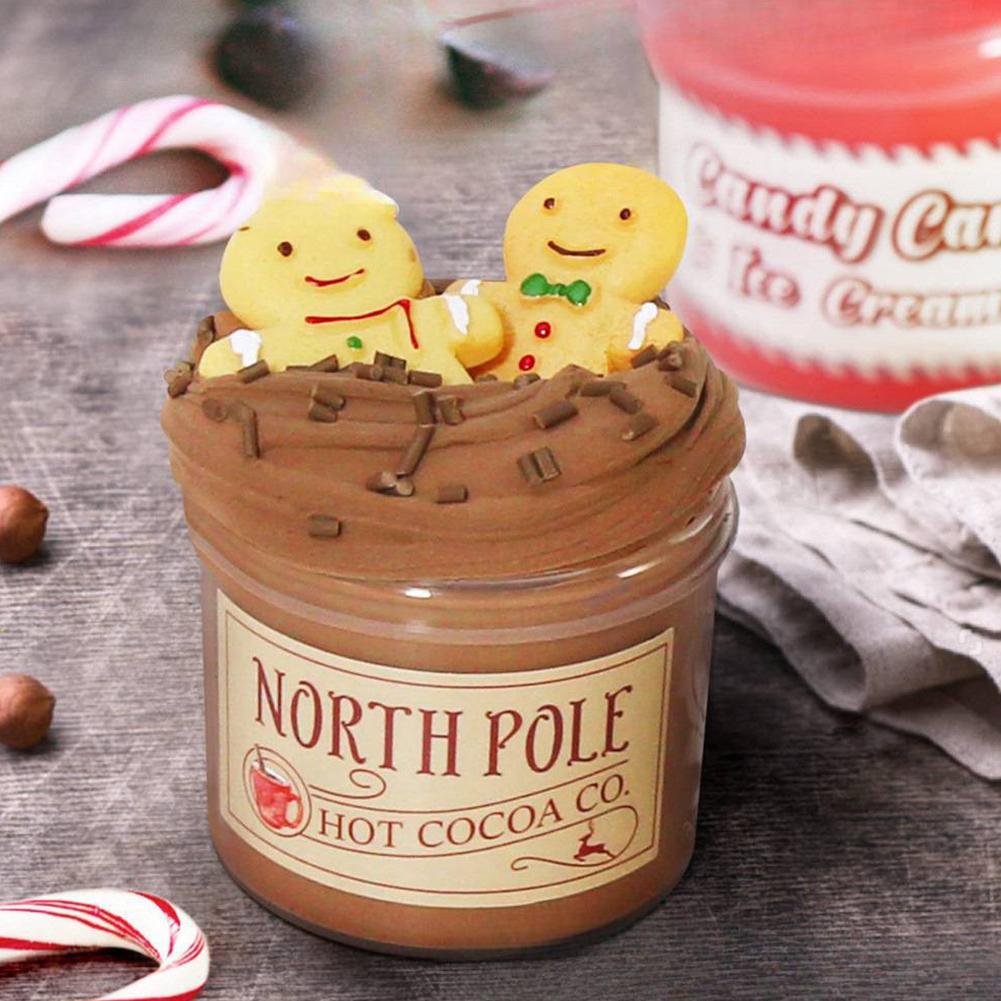 2024 Advent Calendar Slimes 24 Days Christmas Countdown Calendars with DIY Clay Fluffy Charms Kit Rainbow Lollipop Gift Kids Toy