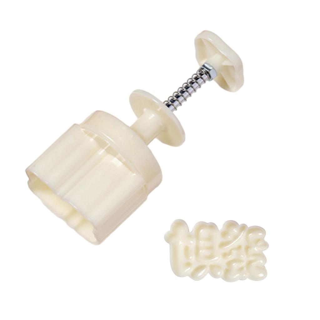 Convenient Mooncake Mold Mooncake Baking Tools ABS Material Mooncake Press Mooncake Stamps for Traditional Celebrations
