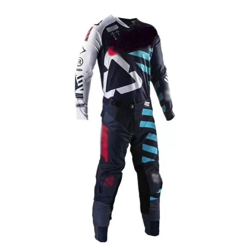 Men Women Mountain Bike Cycling Jersey Set Quick-Dry Breathable Off-Road Riding Apparel Outdoor Sports