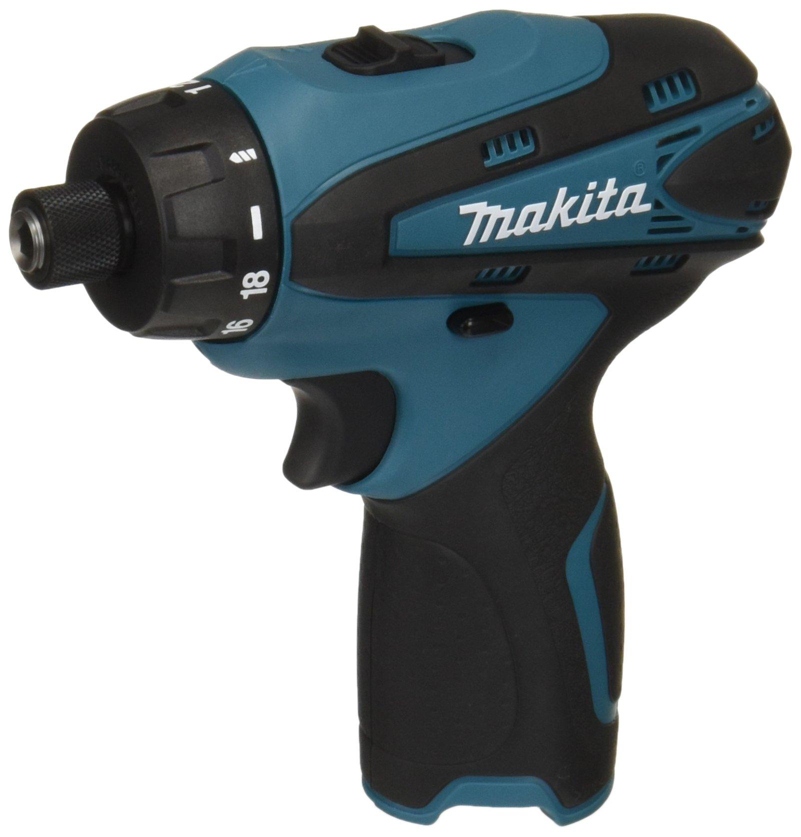 

Makita DF030DZ Аккумуляторная дрель-шуруповерт Зарядное устройство и кейс продаются 10,8 В [Только корпус]; отдельно] синий
