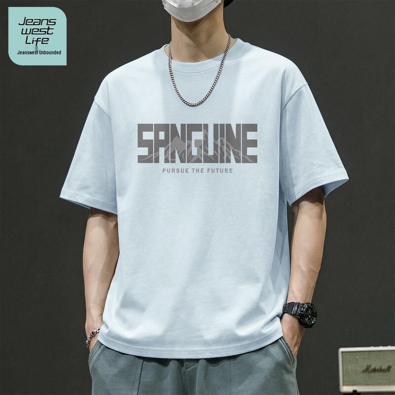 JEANSWEST LIFE Men s 100% Cotton Short Sleeve T-Shirt 3XL