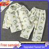 Kids' Flannel Pajama Set - Warm, Thick for Autumn/Winter, Available for Girls & Boys In Small/Medium Sizes