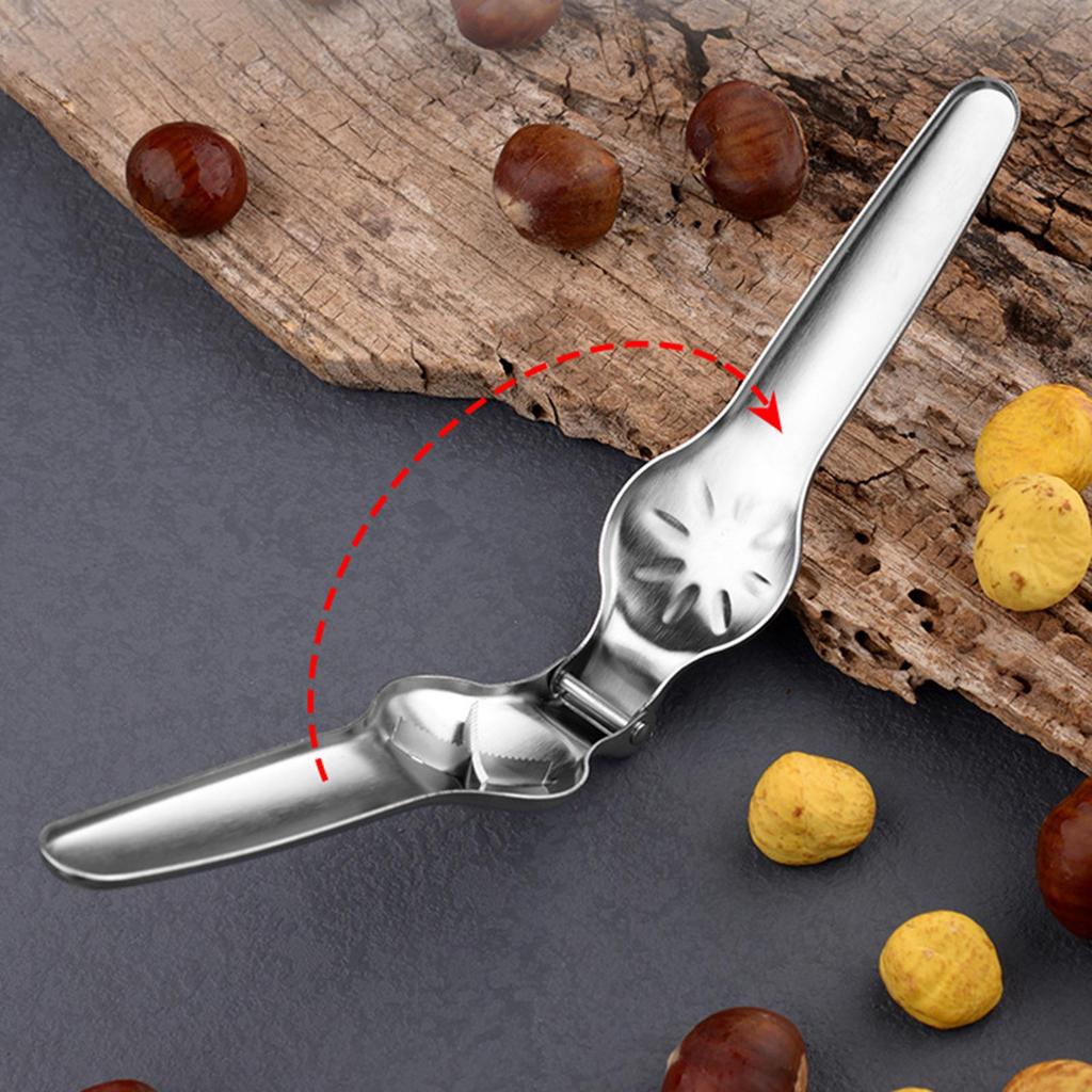 Chestnut Opener Chestnut Clip Stainless Steel Chestnut Cutter Tool Kitchen Multifunctional Chestnut Opener Nut Cracker