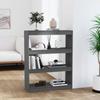 Day and Night - Day and Night Gray Pine Wood Shelf/space Divider 80x30x103.5 Cm