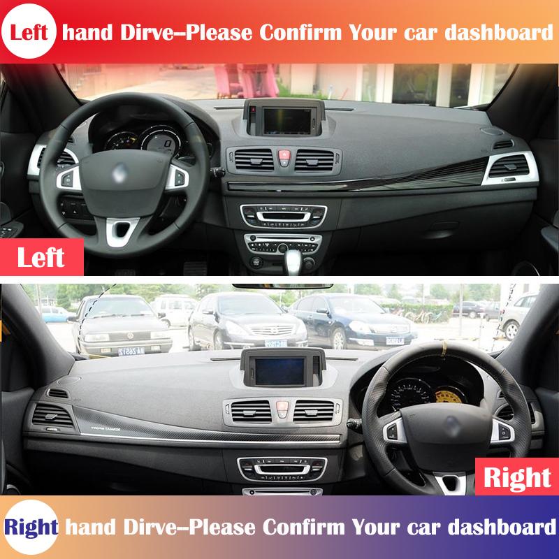 for Renault Megane 3 III MK3 2008~2015 Coupe CC GT Anti-Slip Dashboard Cover Protective Pad Car Accessories Sunshade Carpet