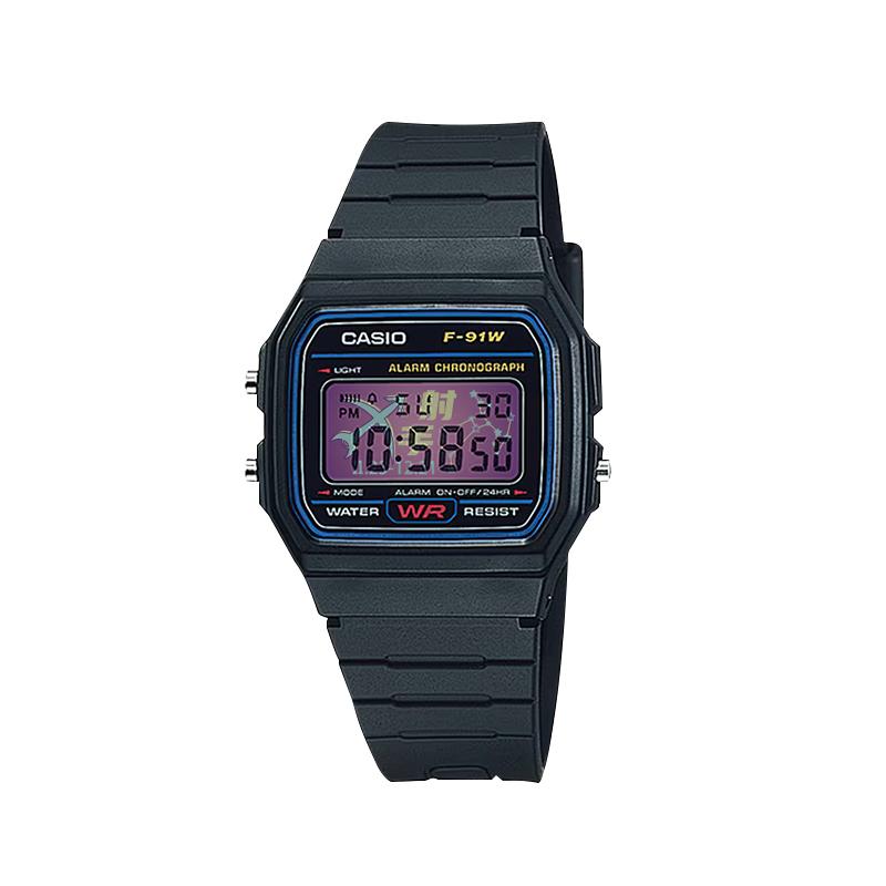 CASIO Customized watch modified series constellation screen electronic movement resin strap same style for men and women color ZiQing-SheShou