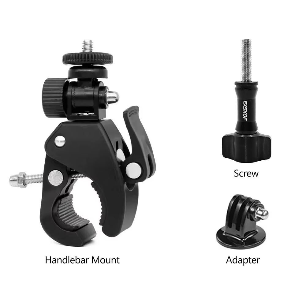 Fahrradlenkerhalterung Fahrradhalter für GoPro Hero 13 12 11 10 9 8 7 6 5 SJCAM AKASO Insta360 DJI Osmo Action Kamera Zubehör