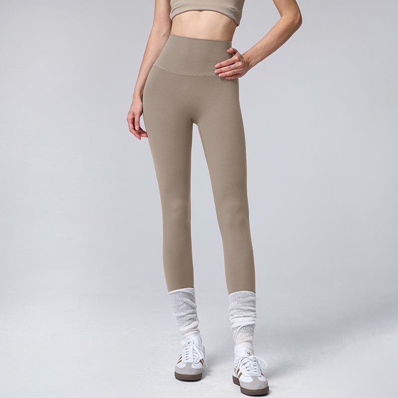 Nude Yoga Pants for Women, Spring/summer High-end Professional Tight High-waist Hip-lifting Elastic Quick-dry Sports Fitness Pants