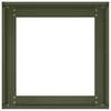 Olive-Green Pot 40X40X30 Cm Steel