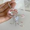 Cute Jellyfish Star Charm Phone Chain for Women Girls Handmade Beaded Keychain