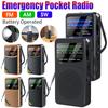 Small Portable Radio AM FM Radio Battery Operated Radio Emergency Survival Mini Pointer Pocket Radio for Home Running Travel
